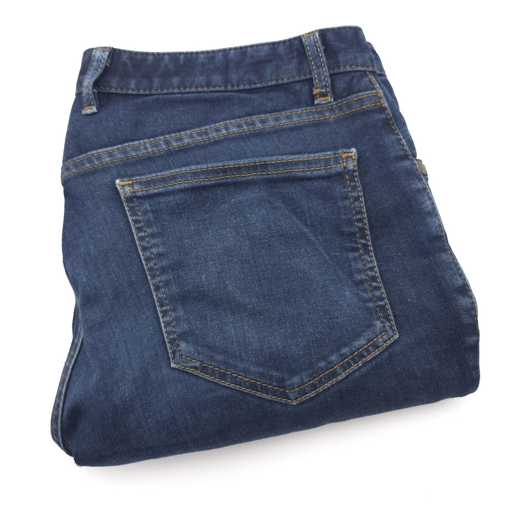 Johnston & Murphy 32x30 Dark Wash Stretch Jeans Mens Straight Leg Denim